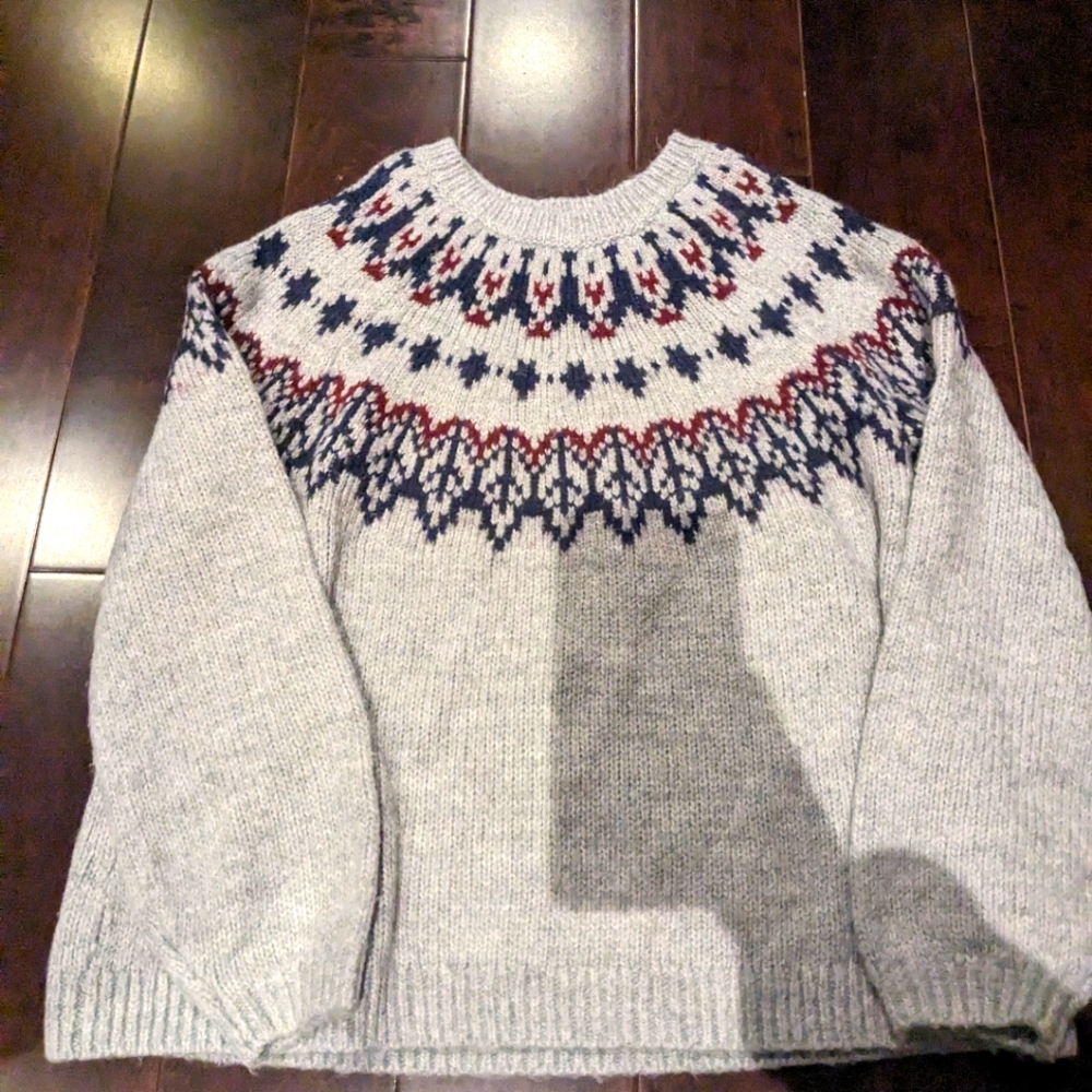 Fair Isle sweater small